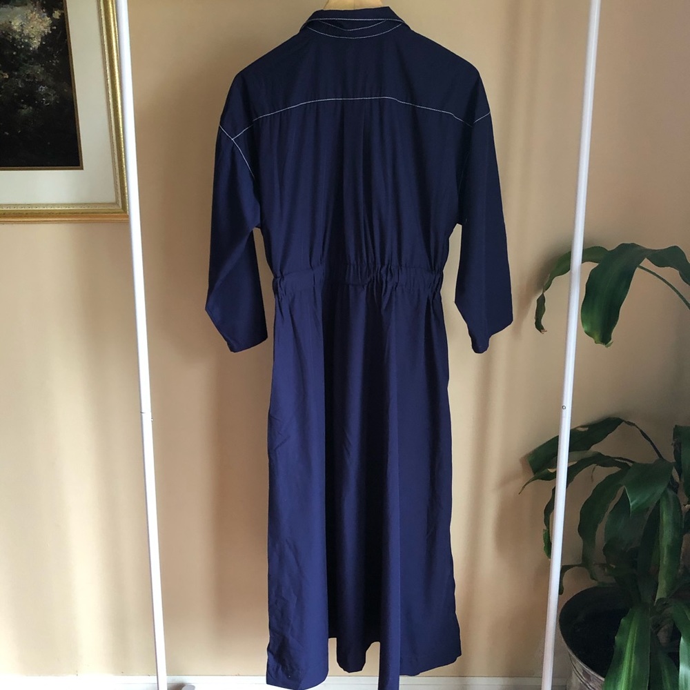 Navy Utility Dress - Picture 4 of 5